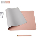 PU Leather Desk Mat Laptop pad Double-side Portable Large Easy Clean Mouse Pad Gamer Waterproof Mat Computer Keyboard Mousepads